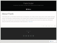 Tablet Screenshot of frankgruber.me